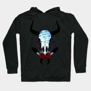 cattle skull Hoodie